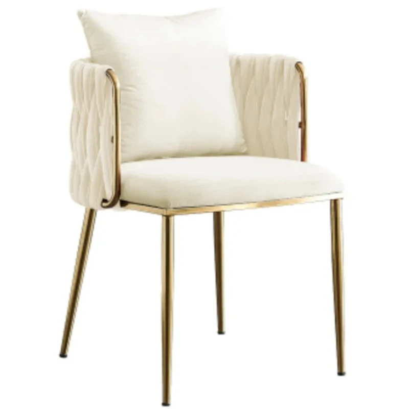 

Pink ModernDining Chairs Office Restaurant Wedding Nordic Mobile Luxury Ergonomic Chair Bedroom Sillas Nordicas Home Furniture