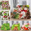 How the G-Grinch Christmas Printed Blanket Picnic Blankets Warm Blanket Soft and Comfortable Blanket Home Travel Birthday 6
