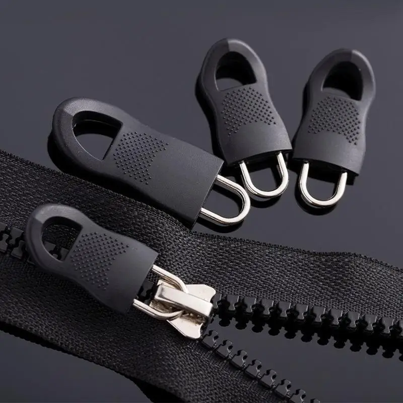 8-Piece Zipper Pull Replacement Set for Bags and Clothing Repair