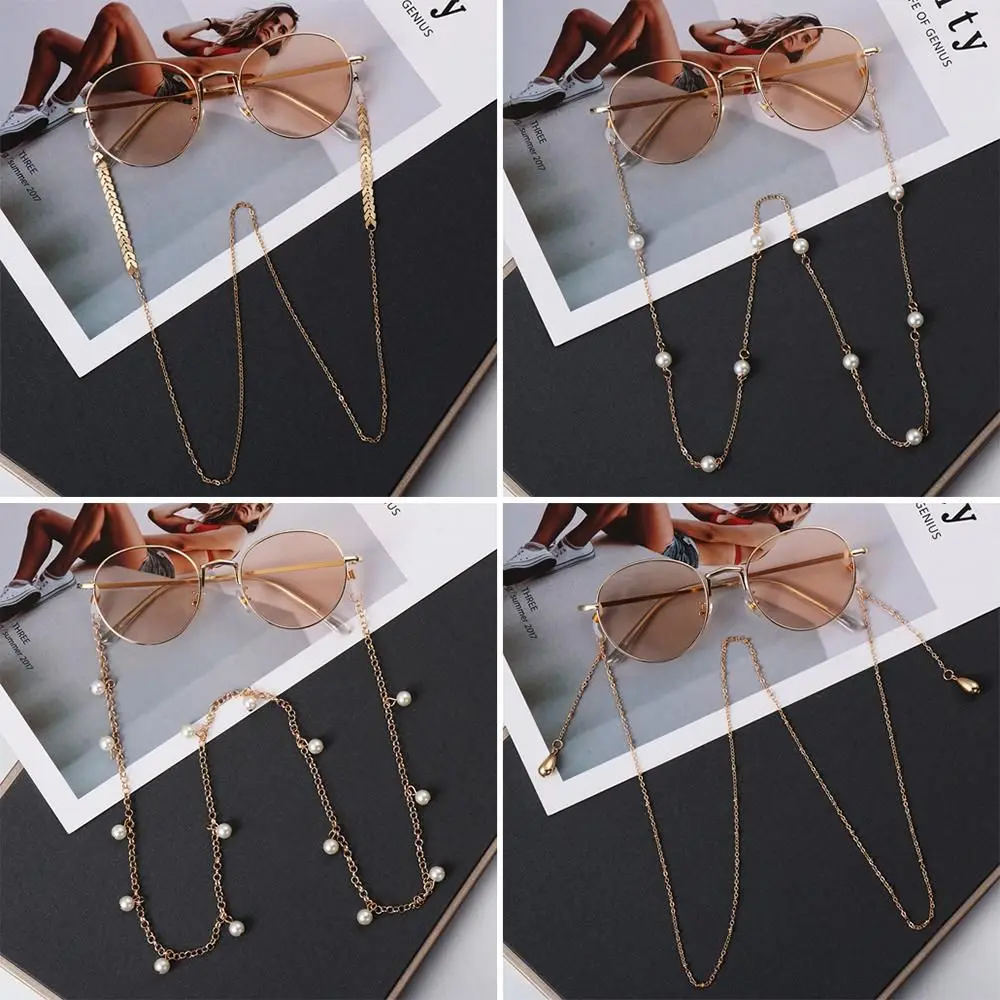 

Модные шнурки для солнцезащитных очков, держатель для очков, ожерелье, цепочки для очков, держатель для солнцезащитных очков, звеньевая цепочка