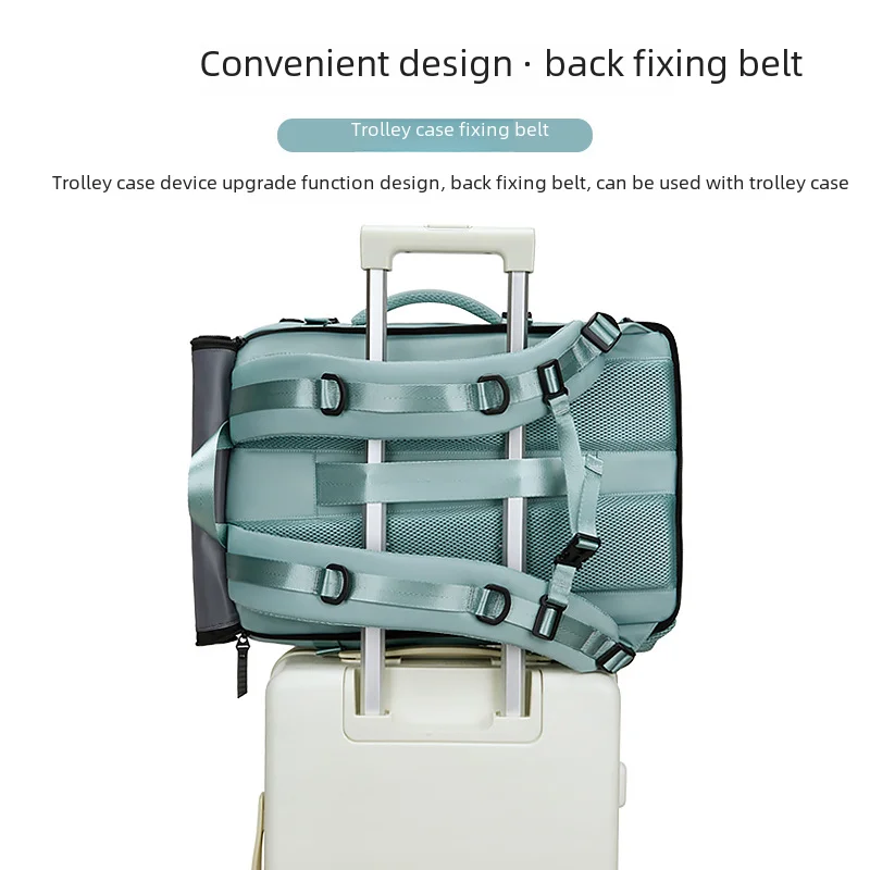 Woman travel backpack,waterproof 16 inch business laptop backpack with shoe bag hidden USB charging port hiking camping backpack