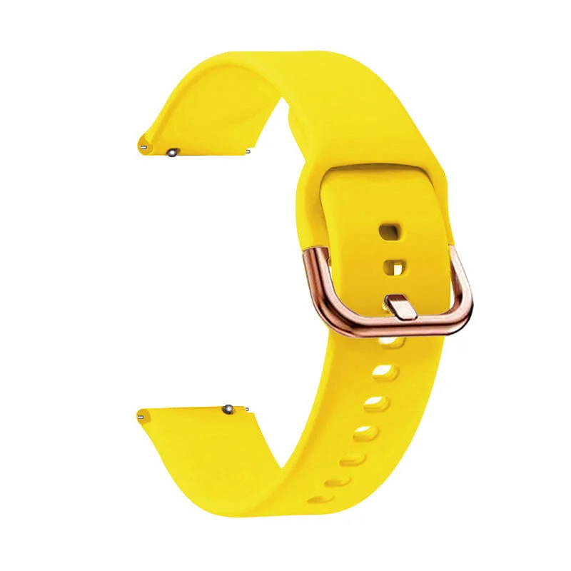 Elegant 18mm Silicone Replacement Wristband Strap