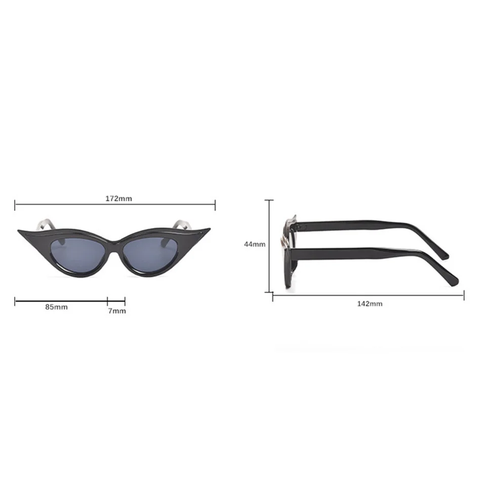 キャットアイサングラス グラデーションレンズ Amazon.co.jp: [FOOOZ] ファッションキャットアイサングラス