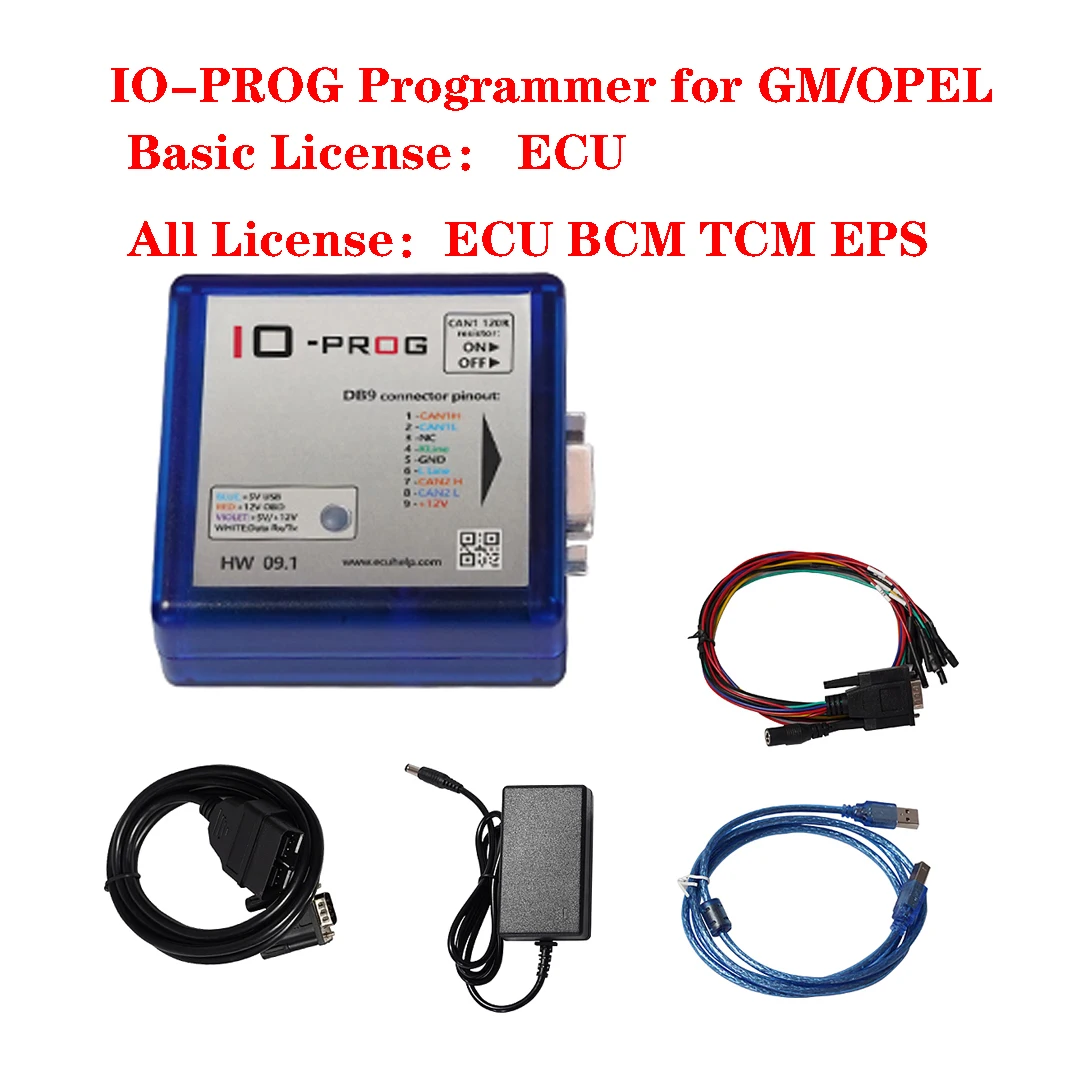 Programmeur Ecu Ioprog Io Prog Ecu Bcm Tcm Eps Licence Bd9 Connecteur