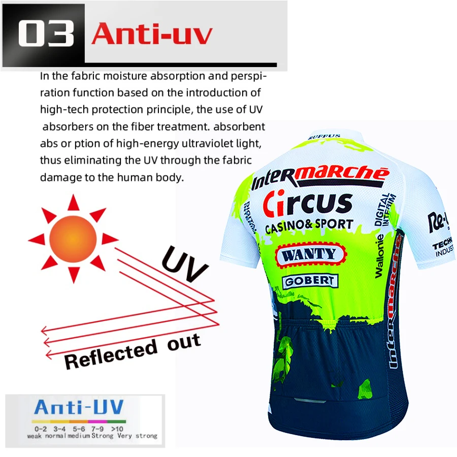 Circus Wanty 7 Hour Ride Pad Maillot Cycling Man Mtb Jersey Sets Bicycle Pants Men's Clothing Set Road Bike Jerseys Men Summer