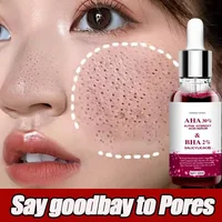 Sérum à l'acide de fruits salicVAC pour le visage, 2495 rétrécissement des pores, élimine les points noirs, contrôle de l'huile, gel blanchissant, hydratant, soins pour la peau lisse Pro 1