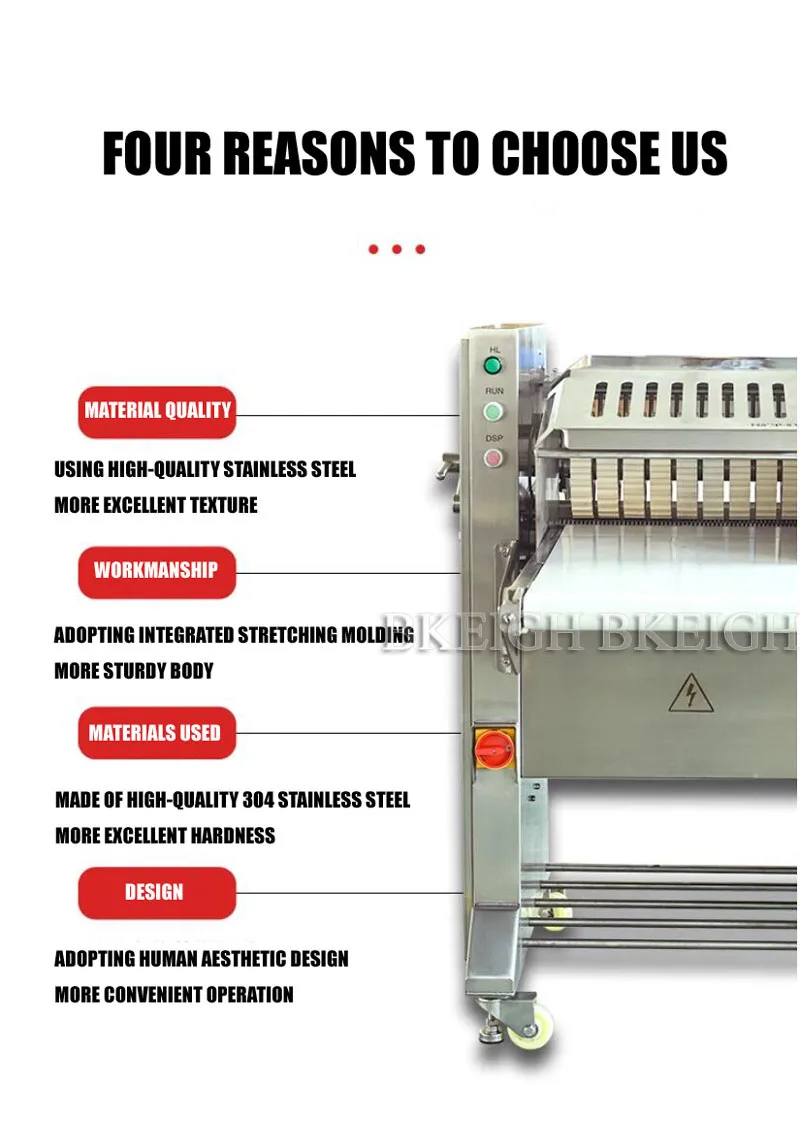 Description Picture 6 of itemCommercial Electric Pork Skinning Machine With Conveyor Belt Type Adjustable Thickness Multi-functional Skinning Machine For Por