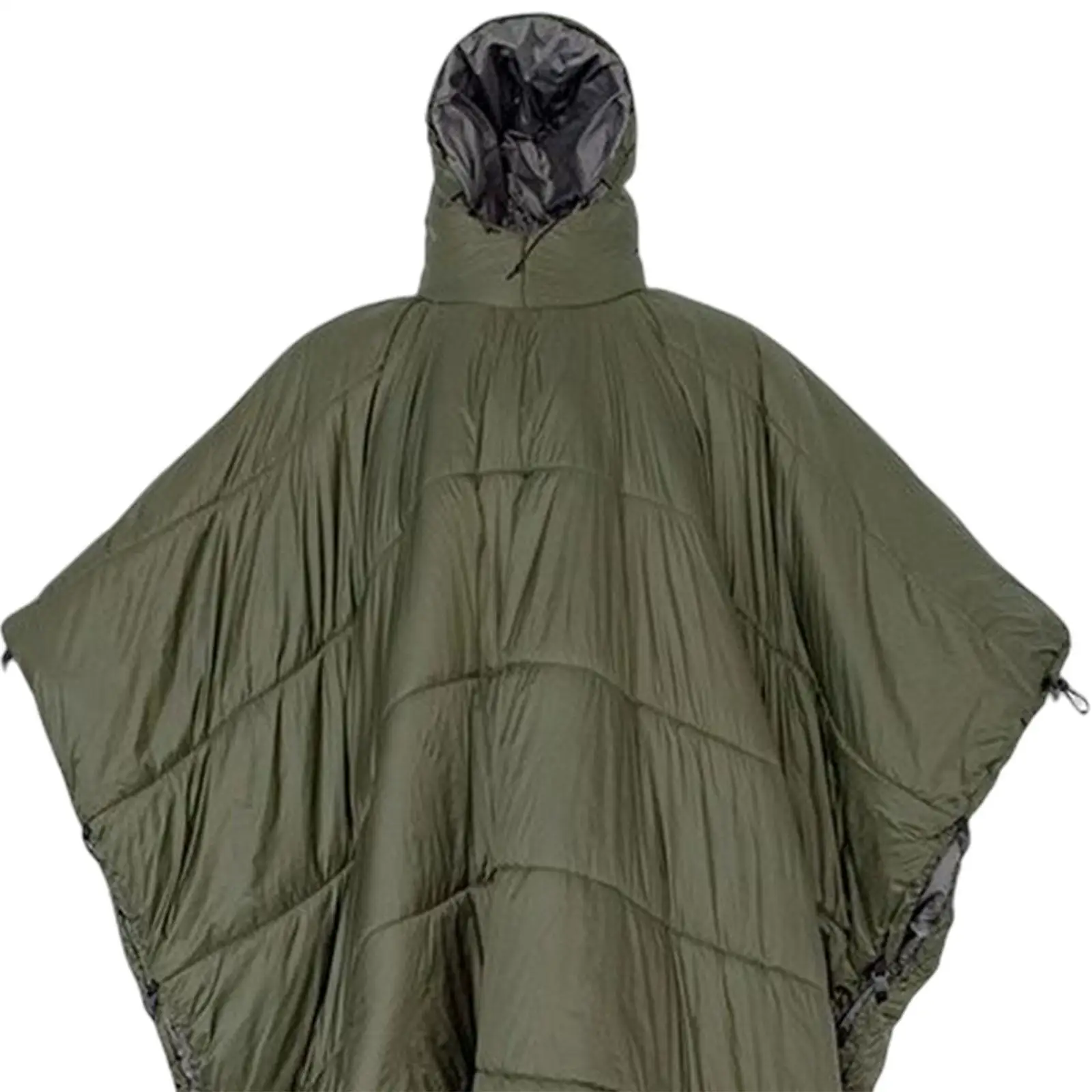 Sleeping Bag Cloak Hammock Hooded Blanket Quilt Coat for Hiking