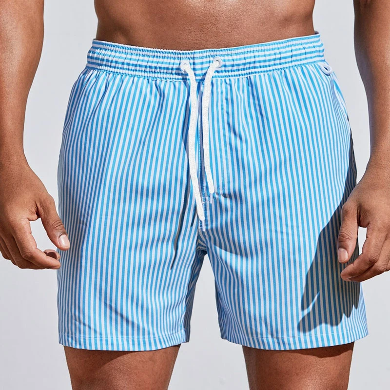 2024 MEN'S 3D PRINTED SHORTS SWIM SHORTS SWIM SHORTS DRAWSTRING ELASTIC WAIST DESIGN QUICK DRYING SPORTS SHORTS BEACH STYLE 5