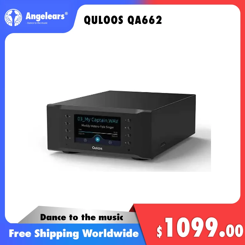 

Настольный ЦАП-усилитель для наушников QULOOS QA662, музыкальный стример, Bluetooth LDAC