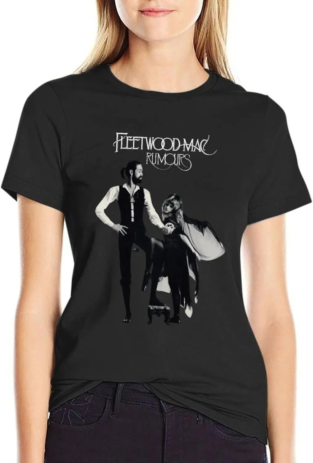 

T-Shirts Women's Vintage Short Sleeve Crewneck Cotton Tees Tshirts