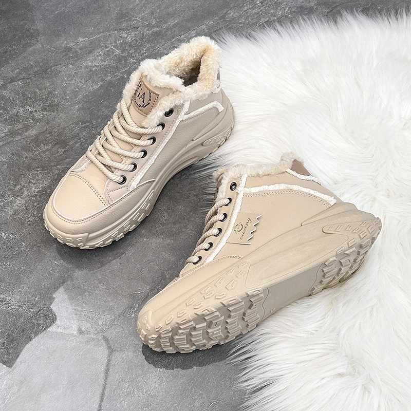 Winter Warm Golf Women's Training High Top Sports Shoes Women's Fitness Sports Shoes Walking