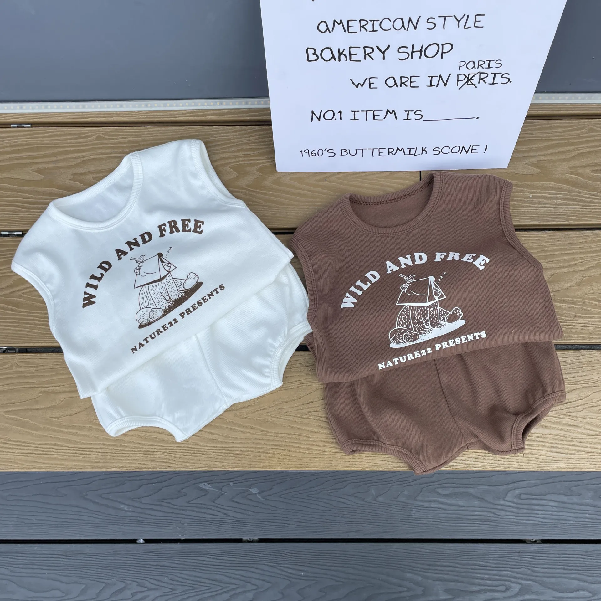 

2023 Summer Infant Baby Boy 2PCS Sleeveless Clothes Set Letter Cotton Pullover Vest Shorts Tracksuit Newborn Boy Outfits Clothes