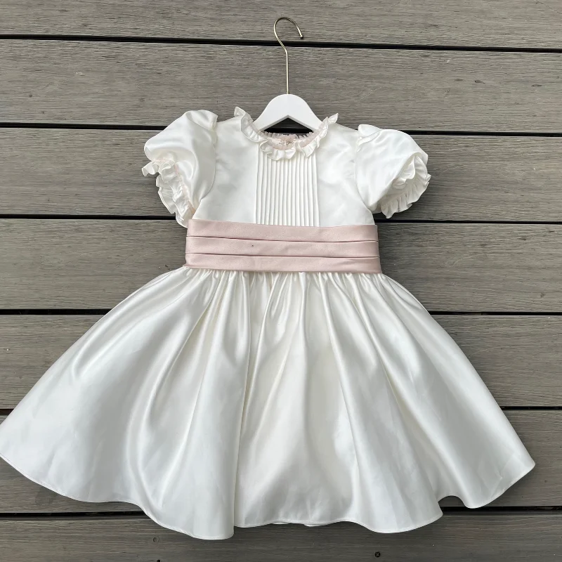 

Kids Evening Gowns Dress Spanish Lolita Princess Dresses With Bow Birthday Baptism Party Gown Children Girl Christmas Clothes