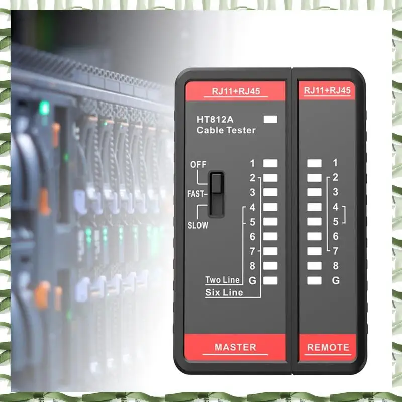 Professional Tool Wire Telephone Line Test Meter HT812A Cable Tester Line Finder RJ11 RJ45 Cable Toner Finder Tool