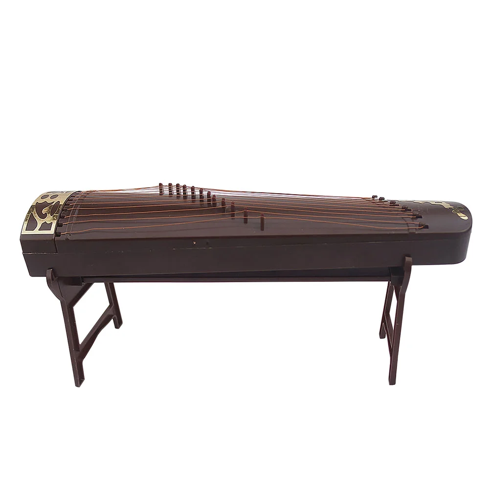 

Simulated Guzheng Mini House Instrument Toys Miniature Furniture Decoration Plastic Layout Models