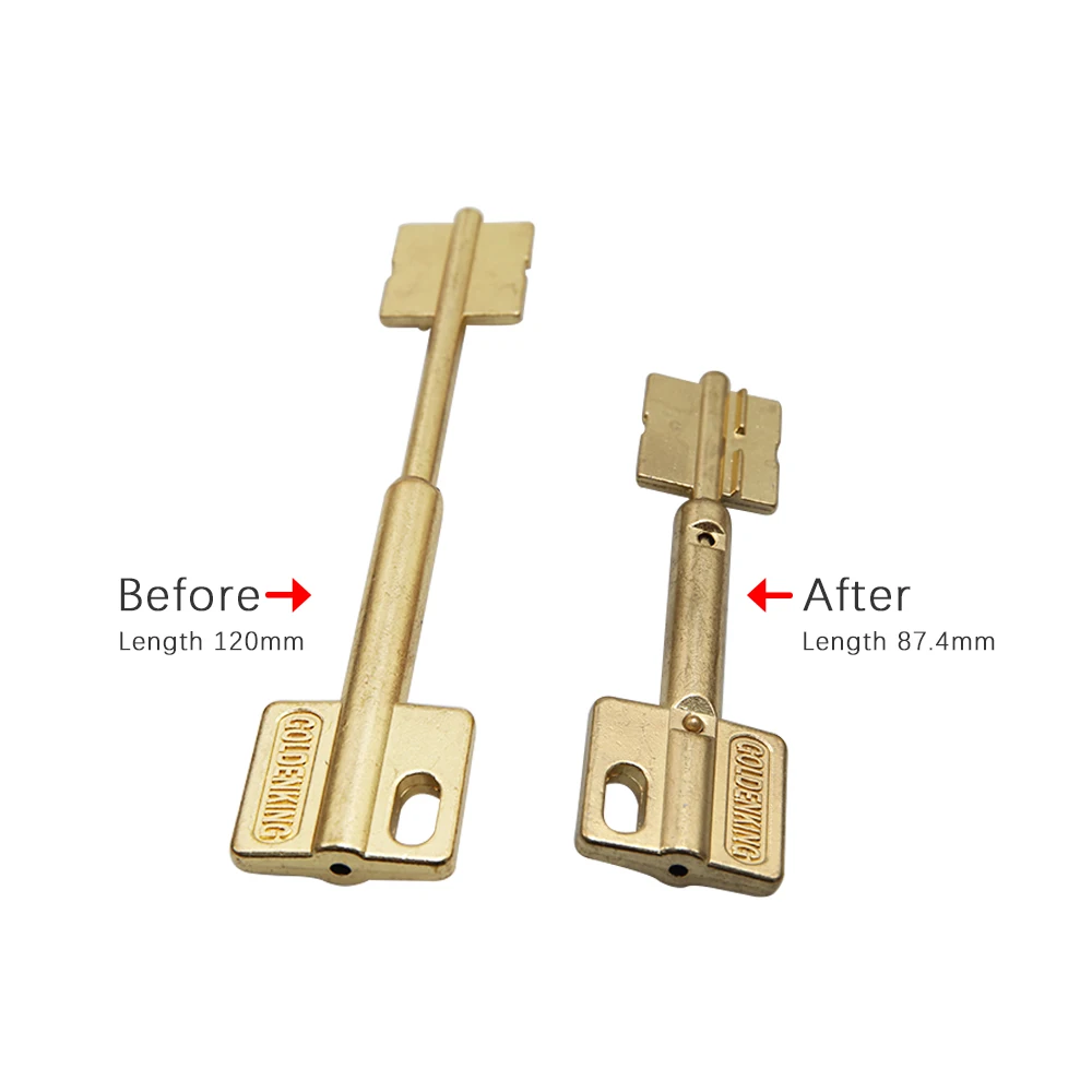 Lock Key Blanks Bronze key blanks house Vault safe key Double-bitt blank for Russian special doors embryo JIADE stretchable