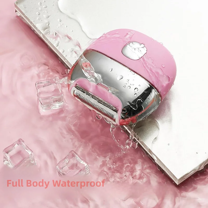 Electric Bikini Trimmer Painless Shaver for Face Legs Underarm Waterproof Portable Women Epilator Lady Shaver for Intimate Areas 2