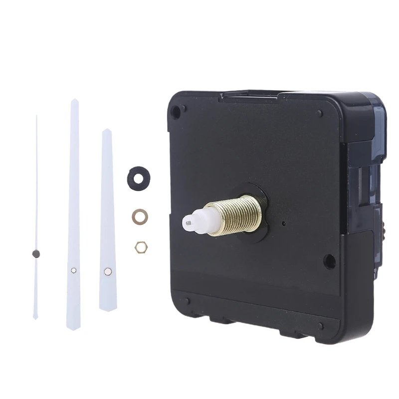 DIY Quartz Wall Clock Movement Mechanism Hands Battery Operated Repair Parts Set DIY White Pointer wall clock movement quartz clock movement clock accessory kit