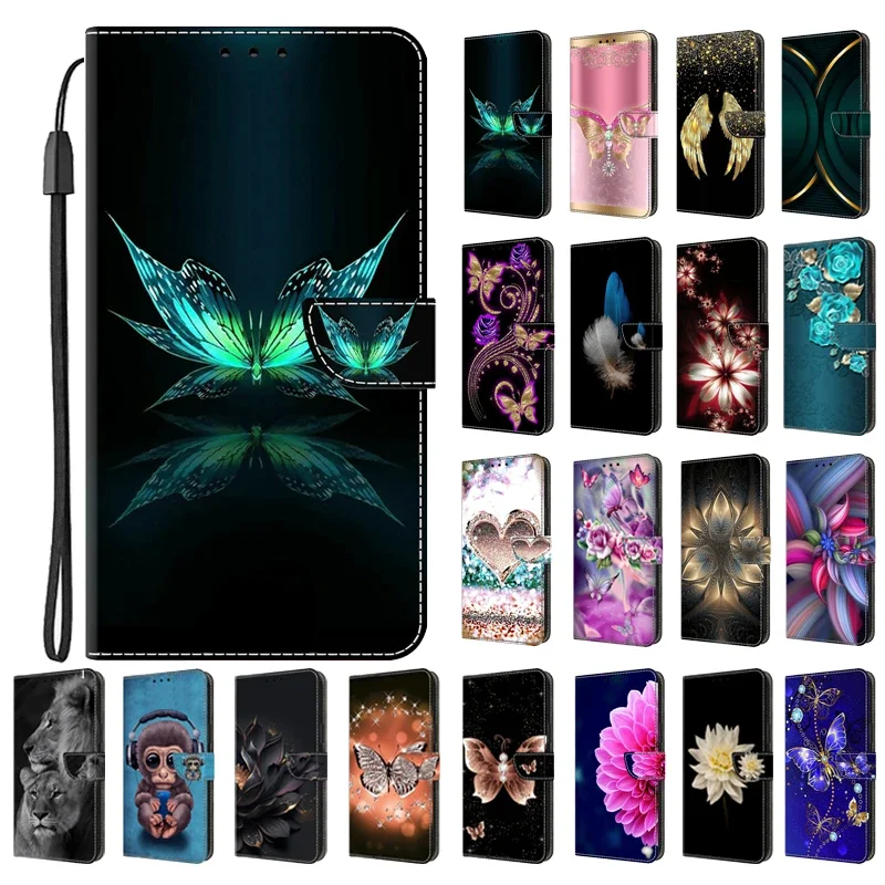 

S10+ Phone Case For Samsung Galaxy S10 Plus S10E S10Plus G975F G970F G973F Leather Cases Magnetic Flip Stand Cute Wallet Cover