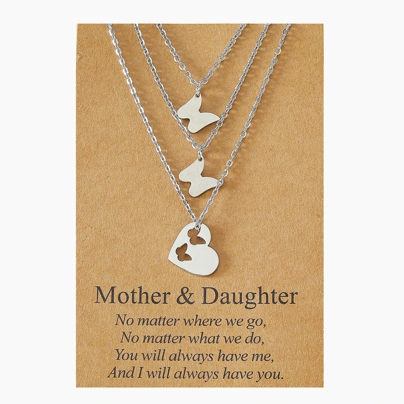 

3Pieces/set Long Distance Friendship Necklace Promise Wristband Jewelry Present