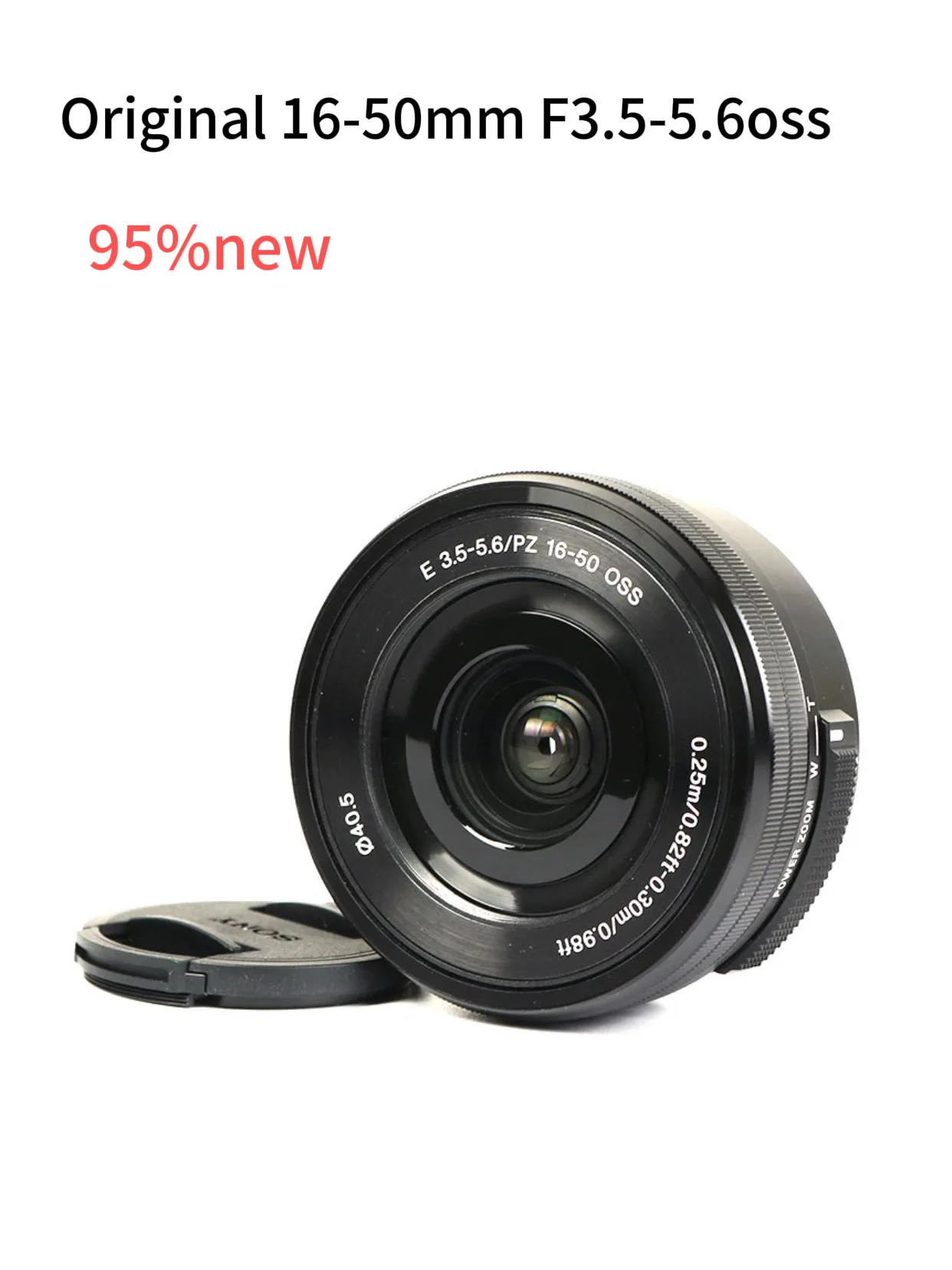 오리지널 16-50 렌즈 E PZ 16-50mm F3.5-5.6 OSS 렌즈(SELP1650) ZV-E10, ZV-E10 II, A6000, A6100, A6300, A6400, A6500, A6600용