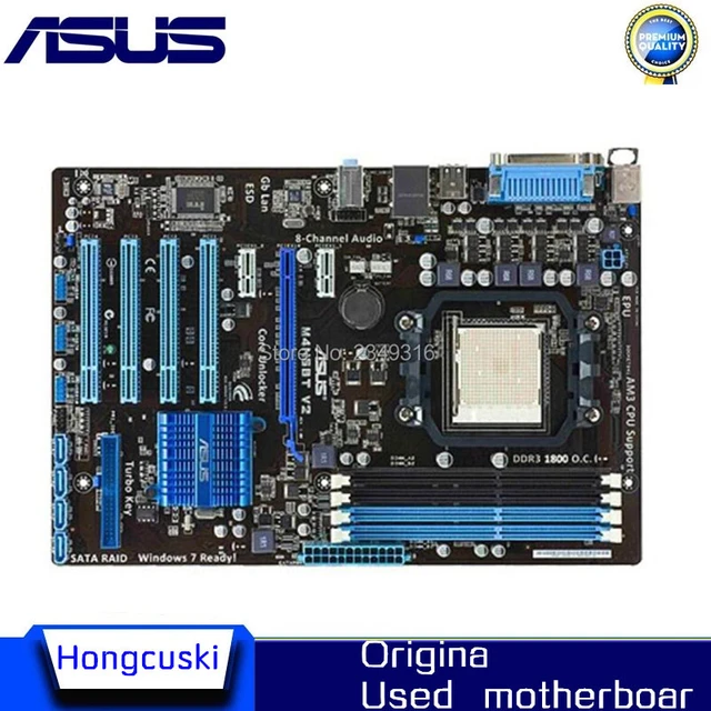 Para Asus M4n68t V2 Desktop Usado Placa-Mãe 630a Soquete Am3 Ddr3.