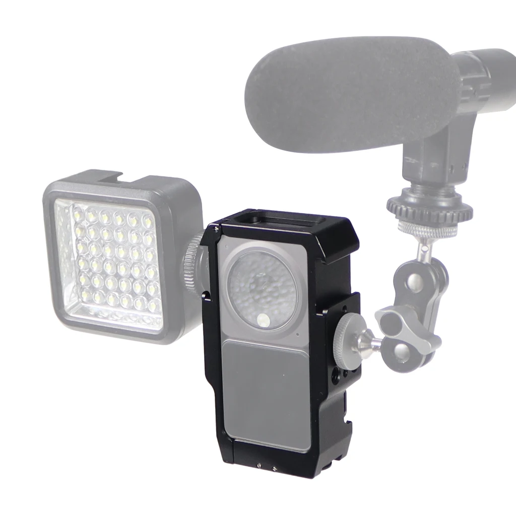 Magnetic Action Camera Cage For Action 2 Dual-screen Full Cage w/ Cold Shoe Mou