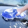 1pcs Car Wash Glove Microfiber Chenille Car Wash Sponge Care Washing Detailing Brush Pad Multifunction Cleaning Tool 3
