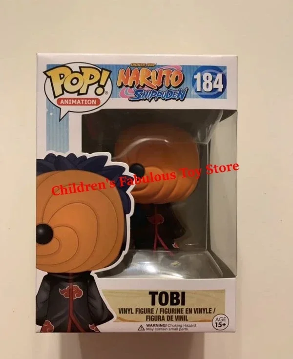 2025 FUNKO POP NEWest NARUTOes SHIPPUDEN KAKASHI #182 SAKURA #183 TOBI 184# Figuras de acción Colección de vinilo Modelo Juguetes para niños Regalos