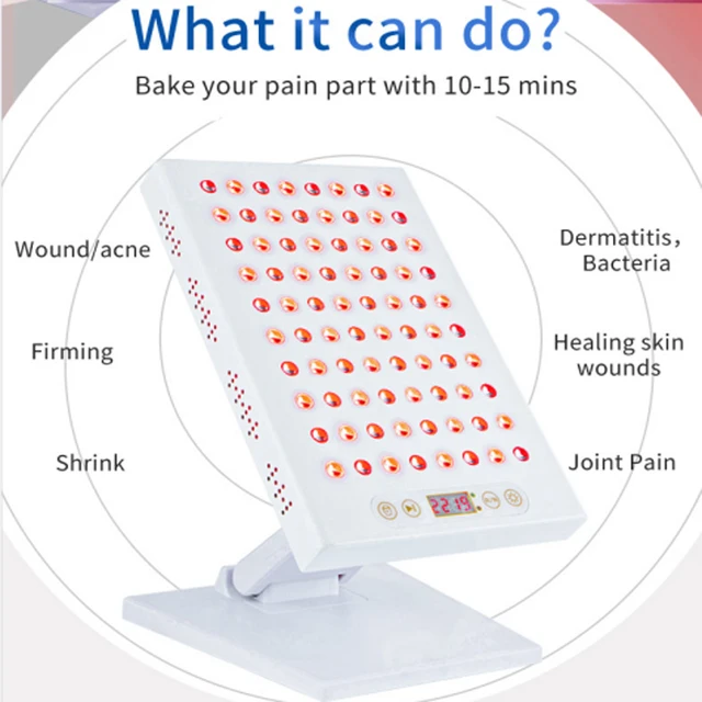 Új 400W 660Nm -Es Piros Fényterápiás Panel Lámpa Dc 24 V -Vel, 850 Nm -Rel Az Infravörös Terápia Közelében, A Teljes Test, Red Light Grow Led. - Image 2