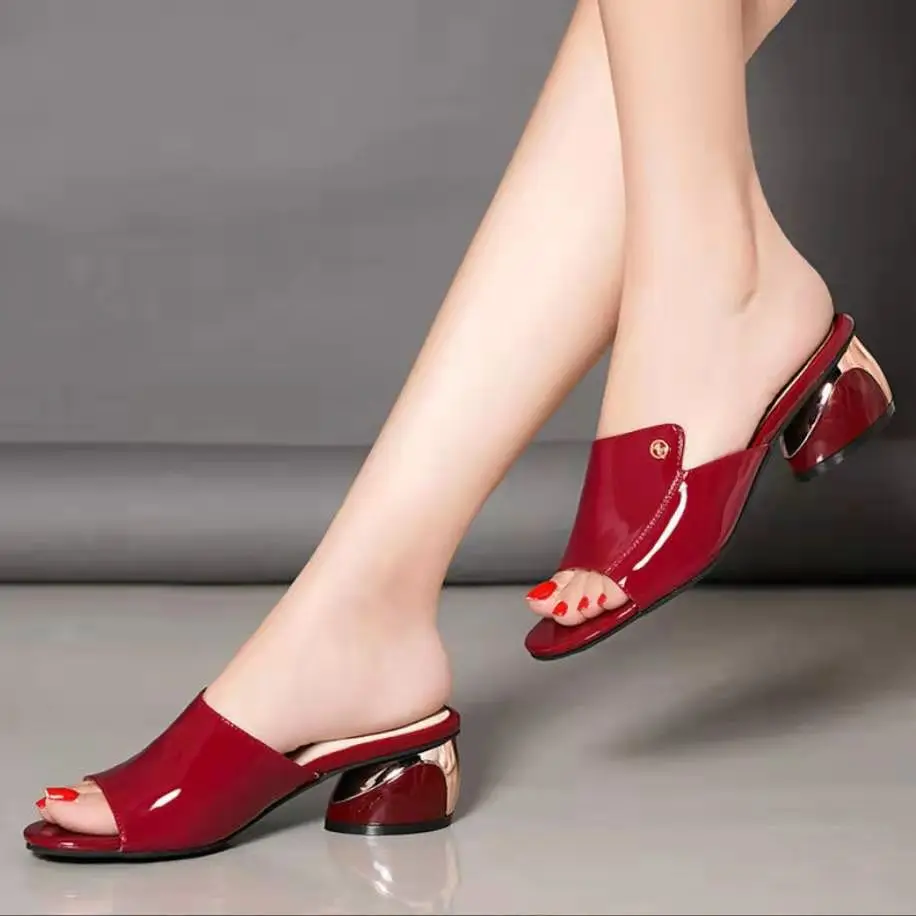 

Women Sandals Wedding Shoes Bride 2023 Summer PU Leather Solid Colors Fashion Elegant Designer Casual Party Office Pumps Zapatos