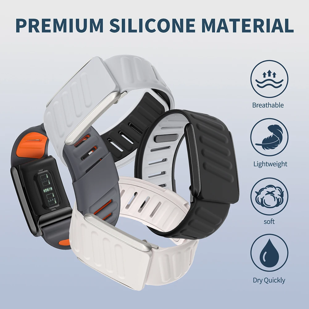 Silicone Wrist Band For Whoop 4.0 Smart Watch Bracelets Waterproof Adjustable Strap Fitness Sweatproof Belt Replacement Straps