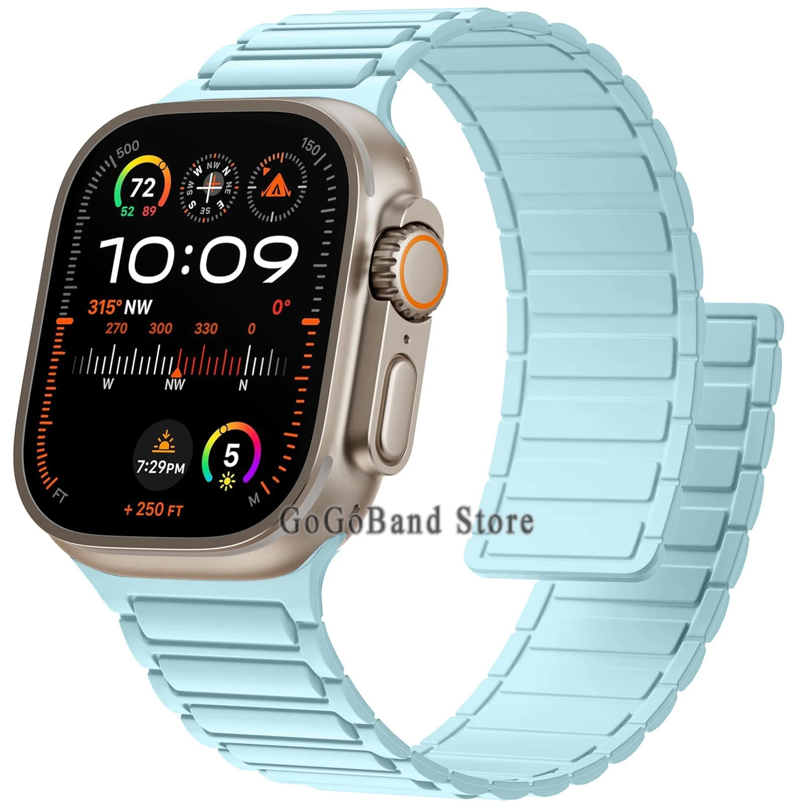 Sport Silicone Magnetic Strap Bracelet