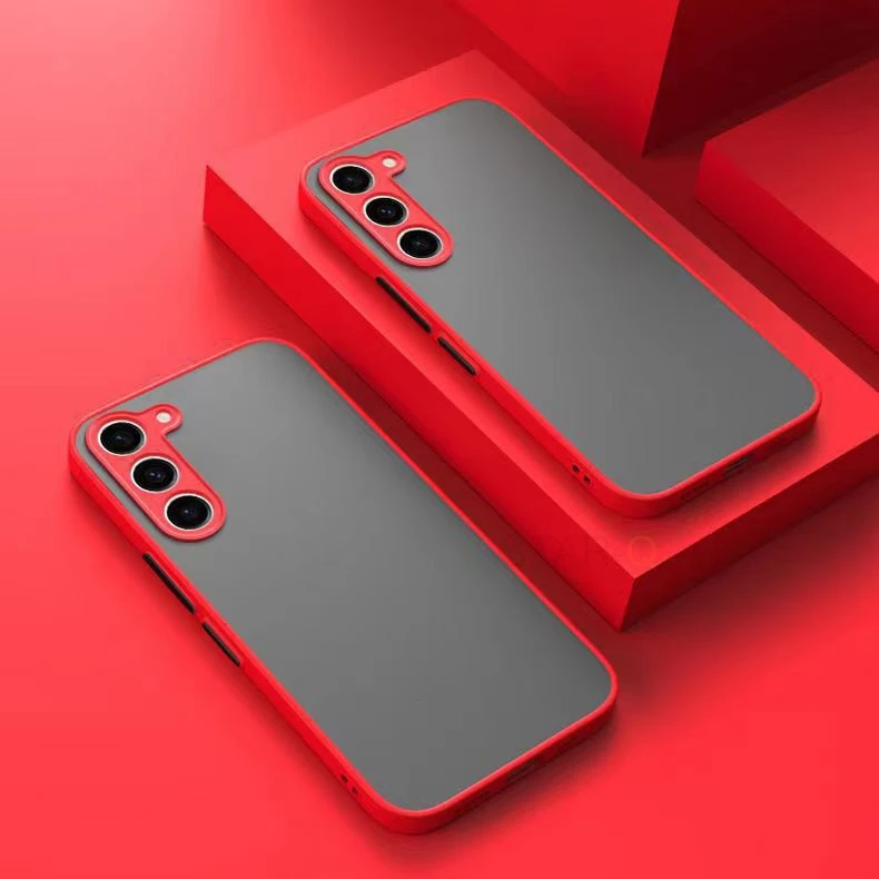 Matte Hard Shockproof Silicone Back Cover Case - Enhanced Protection and Style