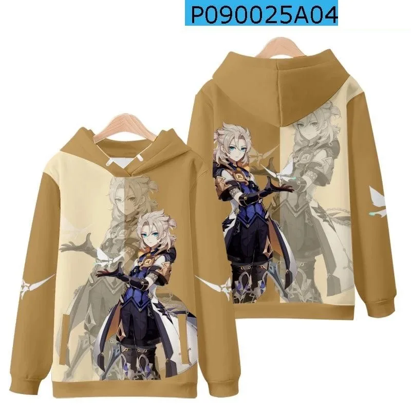 Genshin Impact Gorou Cosplay Hoodie Women Men Harajuku Sweatshirt Streetwear Hip Hop Pullover Hooded Jacket Casual Sportswear