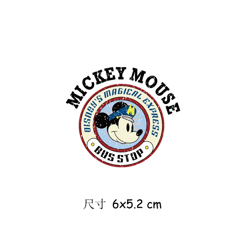 Mickey Mouse iron on patch for clothing DIY Heat Transfer Sticker For child  sewing Clothes boys