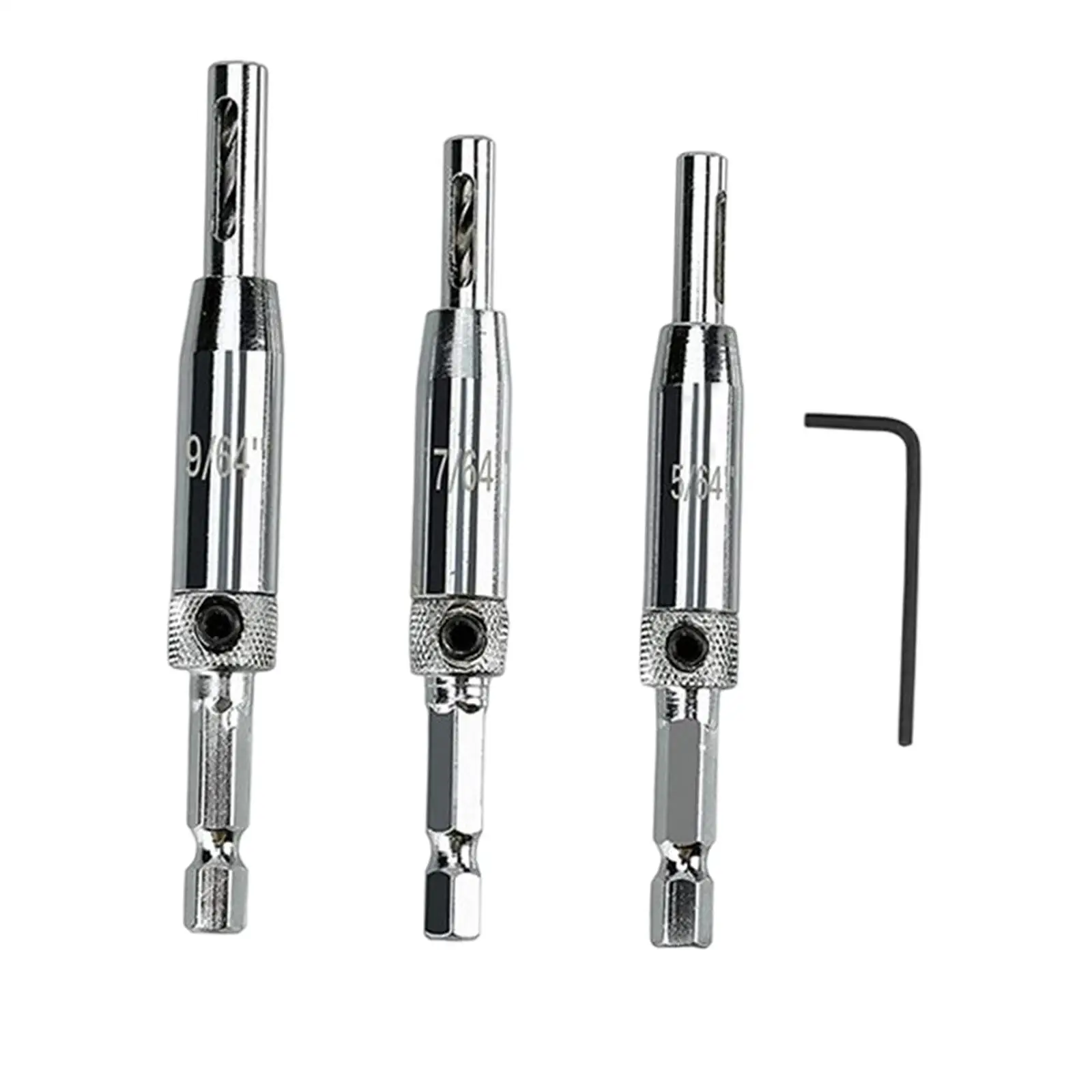 

3 Pieces Drill Bit 5/64\" 7/64\" 9/64\" Woodworking Tools for