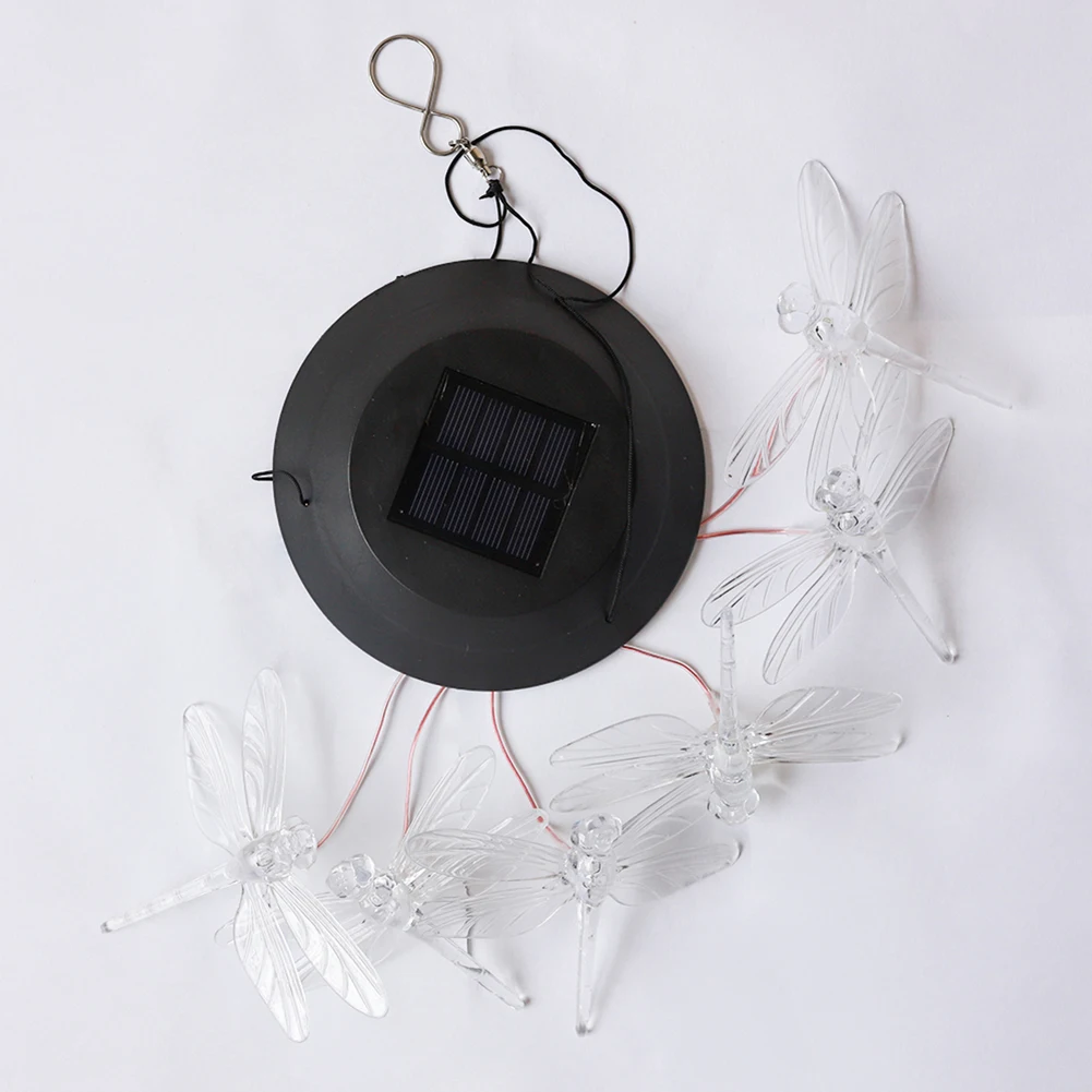 Solar Power Color Changing LED Wind Chime Lamp for Garden
