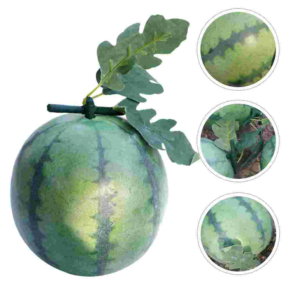 Simulated Watermelon Fake Fruit Models Lifelike Fruits Foam Ornament Display Prop Decorative Artificial artificial fruits and vegetables