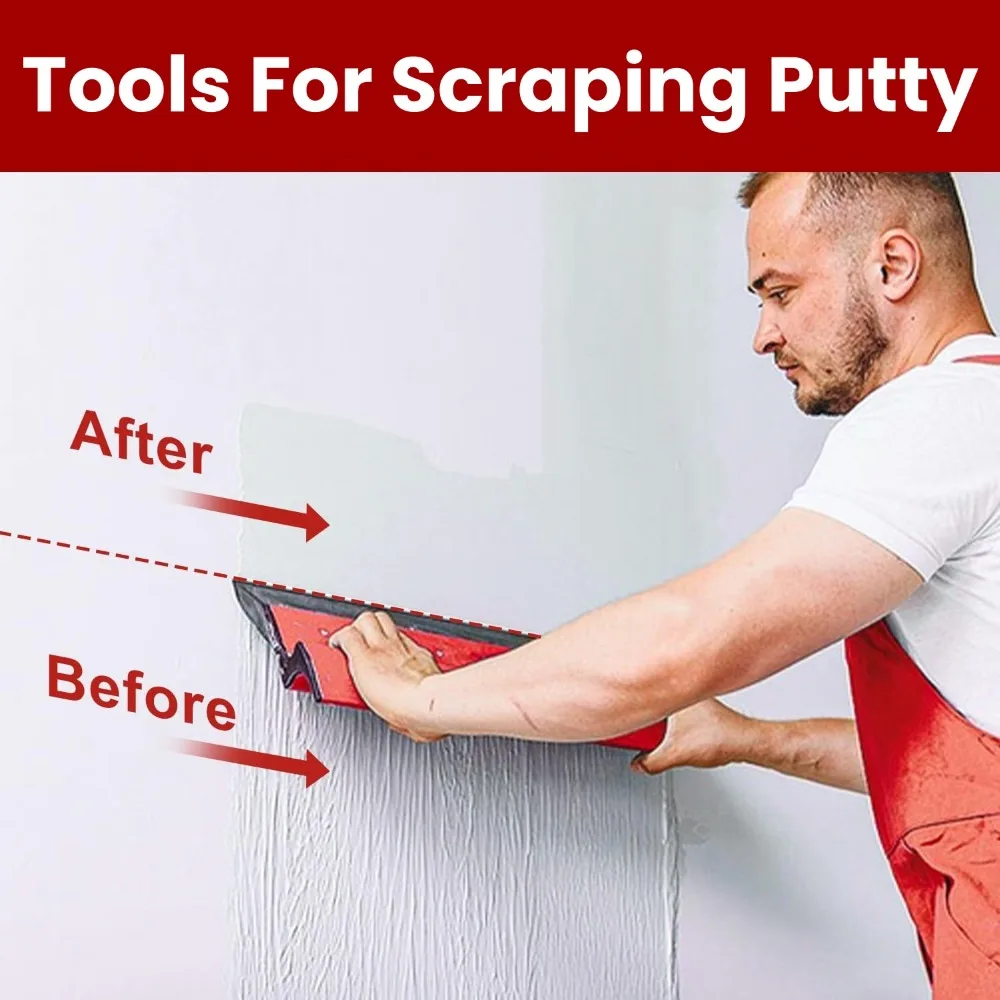 Stainless Steel Flexible Blade Drywall Smoothing Spatula