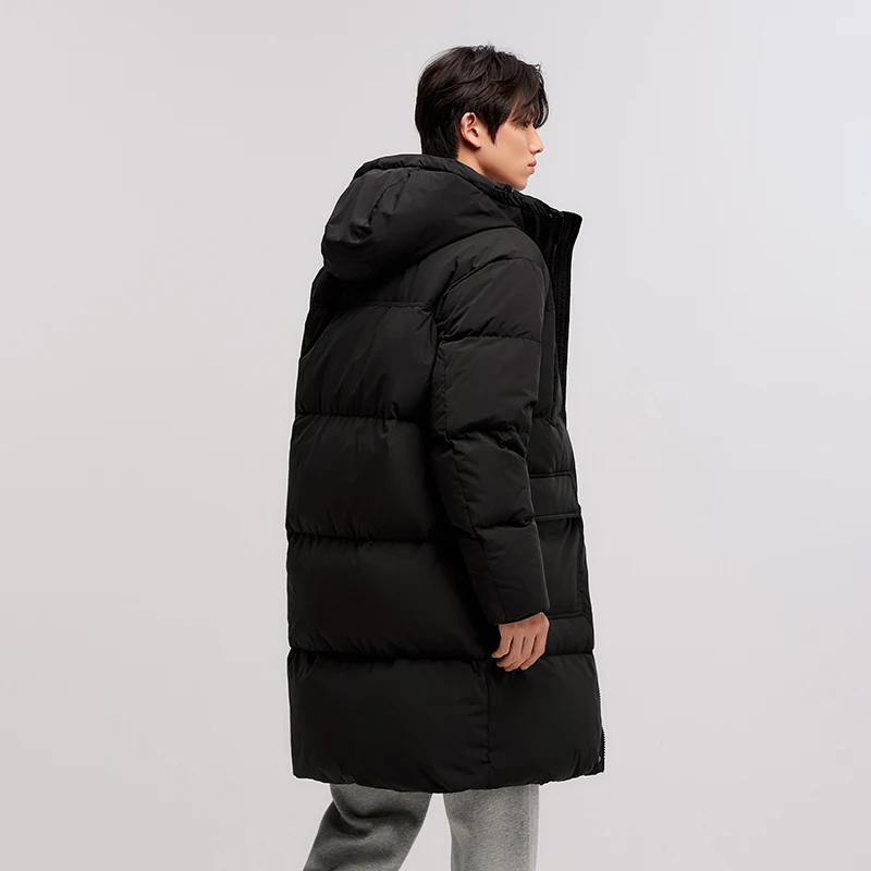 Semir Men's Down Jacket Waterproof Thick Outerwear Long Length Winter Clothing Couple
