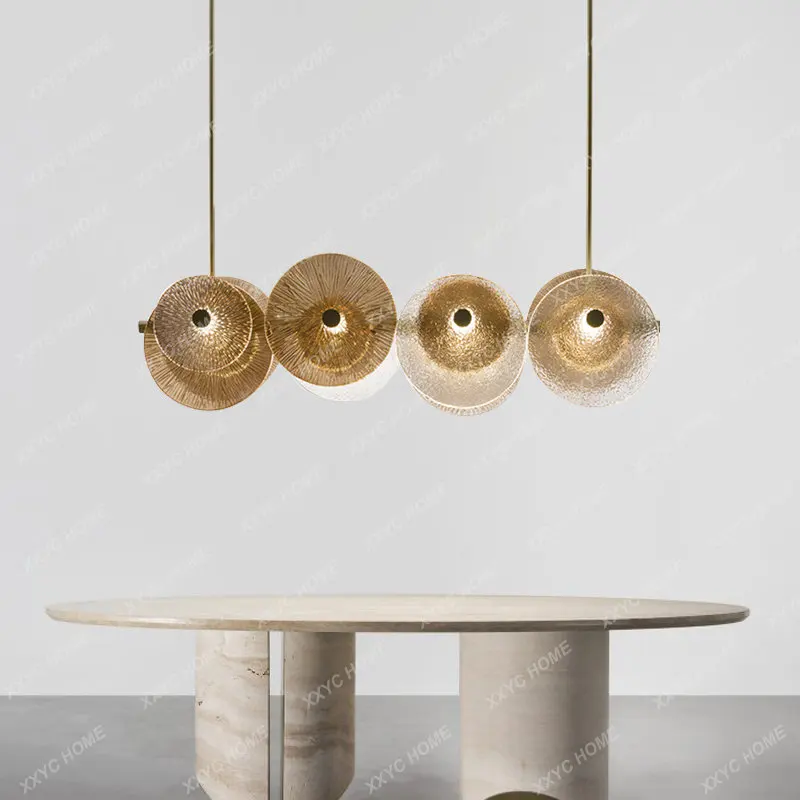 

Современная Минималистичная стеклянная люстра для ресторана