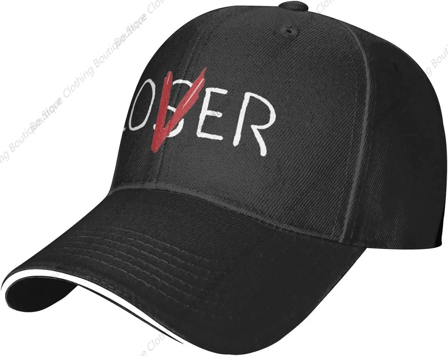 Loser Lover Sandwich Baseball Cap,Trucker Cap,Adjustable Unisex Casual Hat Outdoor Sports Sun Hat