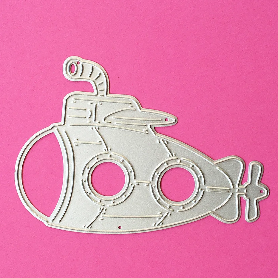 

Sea dunker submarine cartoon Yiwu market clearance sale Paper gift Card Making DIY craft metal Cutting Dies for Scrapbooking