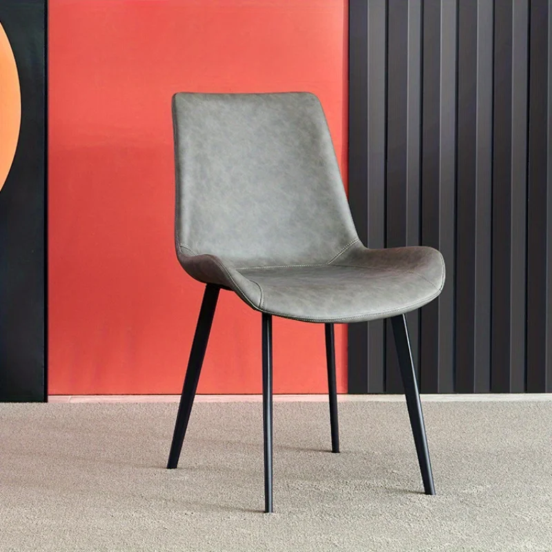 Modern Upholstered Chair-Comfortable Backrest Chair for Office Dining Living Room Bedroom Dining