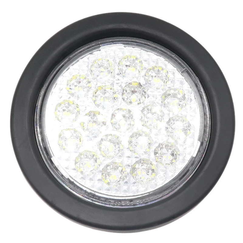 

Задний фонарь, тормозной фонарь 10-30 в, задний фонарь для автомобильного прицепа, грузовика, задний фонарь 19 светодиодов, задний стоп-сигнал, задний фонарь для замены (белый)