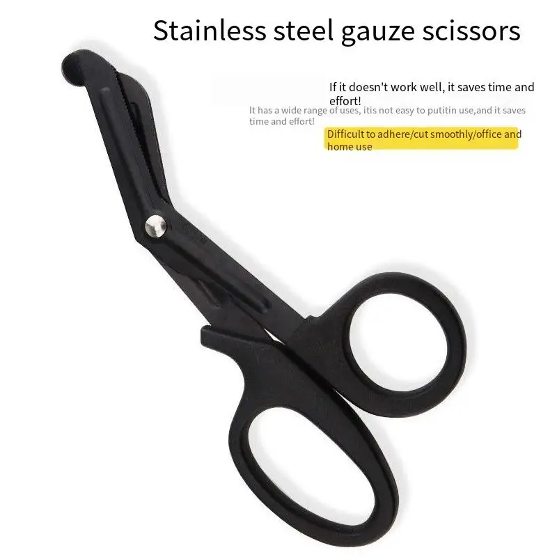 Stainless steel gauze scissors Trauma Gauze Cutter Emergency First Aid Shear Outdoor   Paramedic Bandage Medical Scissors 2
