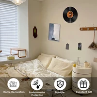 12Pcs Transparent Acrylic Record CD Storage Rack Vinyl Record Display Stand Shelf Living Room Decor Wall Holder Record Holder 2