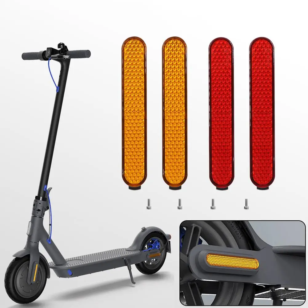 

Electric Scooter Wheel Cover Reflective Strip Safety Reflective Protect Decor for xiaomi M365 Pro2 1S Scooter Safety Reflec F3M6